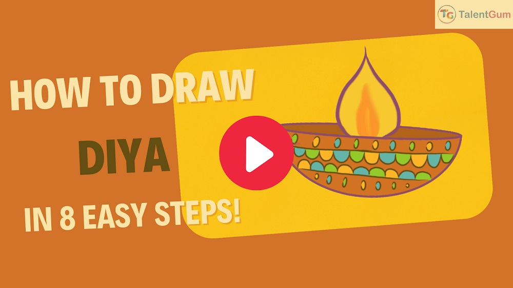 Drawing of Diya